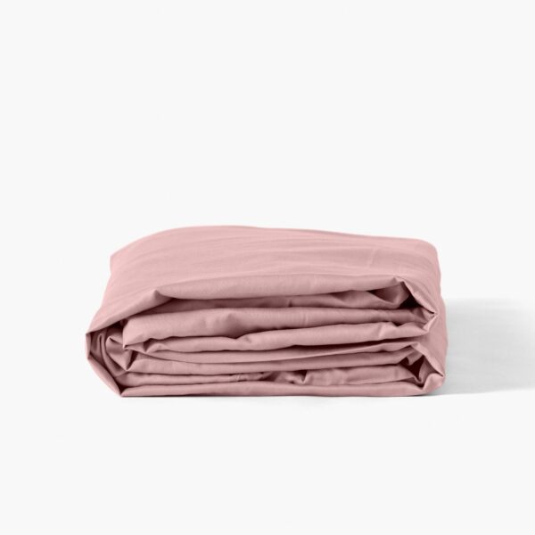 Organic Cotton Fitted Sheet - Blush