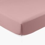 Organic Cotton Fitted Sheet - Blush