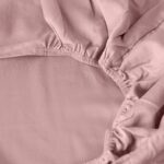 Organic Cotton Fitted Sheet - Blush