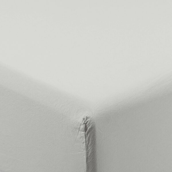 Organic Washed Cotton Fitted Sheet Cloud