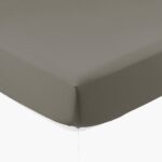 Organic Washed Cotton Fitted Sheet - Jade