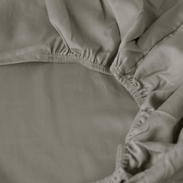 Organic Washed Cotton Fitted Sheet - Jade