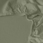 Organic Cotton Fitted Sheet Sage