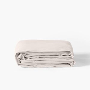 Organic Cotton Fitted Sheet Vanilla