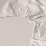 Organic Cotton Fitted Sheet Vanilla