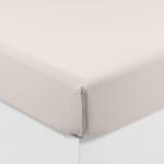 Organic Cotton Fitted Sheet Vanilla