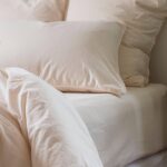 Organic Cotton Fitted Sheet Vanilla