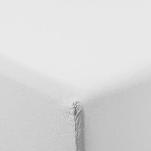 Organic Cotton Fitted Sheet White